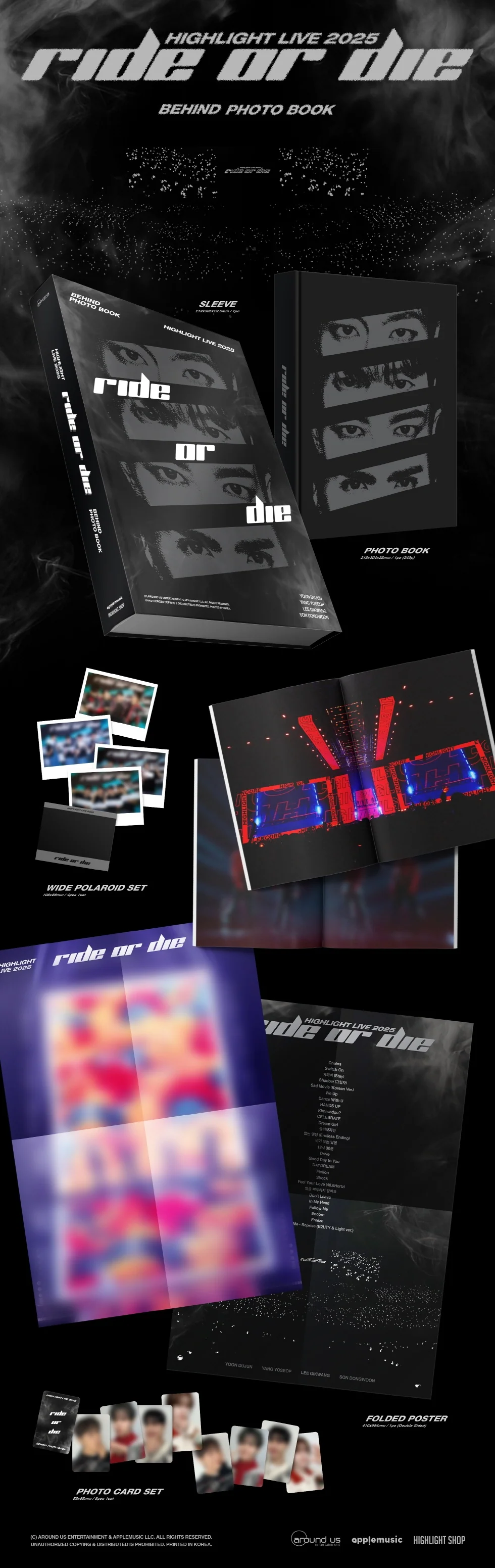HIGHLIGHT - [RIDE OR DIE] LIVE 2025 BEHIND PHOTOBOOK - Image 2