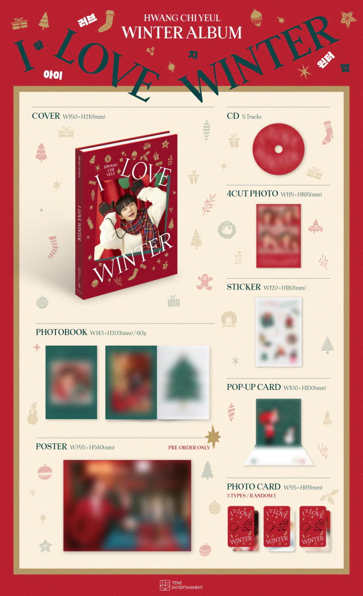 HWANG CHI YEUL - [I LOVE WINTER] Winter Album - Image 2