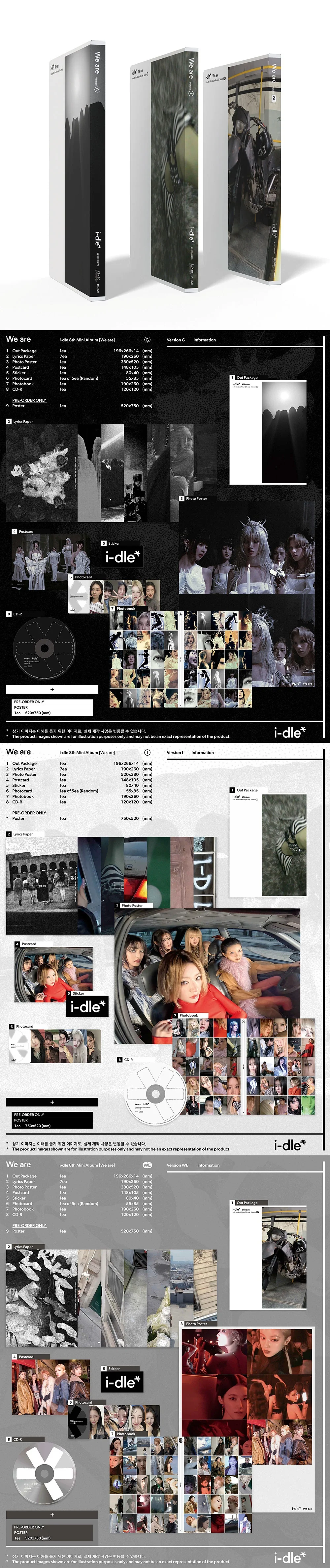 i-dle - [WE ARE] 8th Mini Album I (B) Version - Image 2