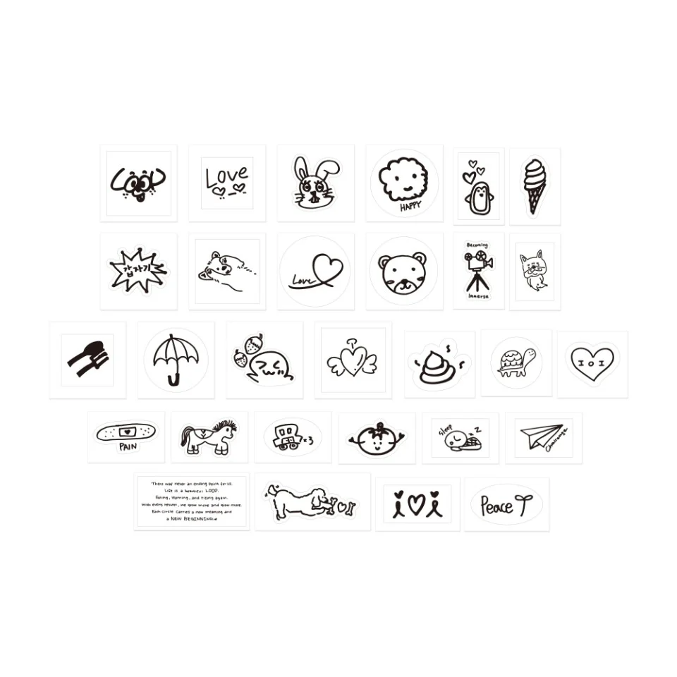 (PRE-ORDER) I.O.I - [LOOP] 2026 Concert Tour OFFICIAL MD HAND DRAWING STICKER BOX