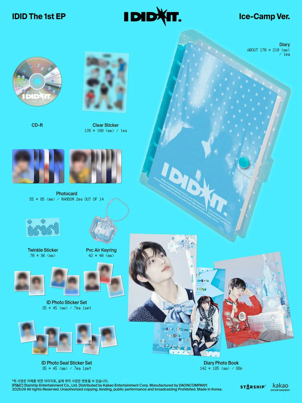 IDID - [I DID IT] 1st EP Album Special Edition ICE-CAMP Version - Image 2