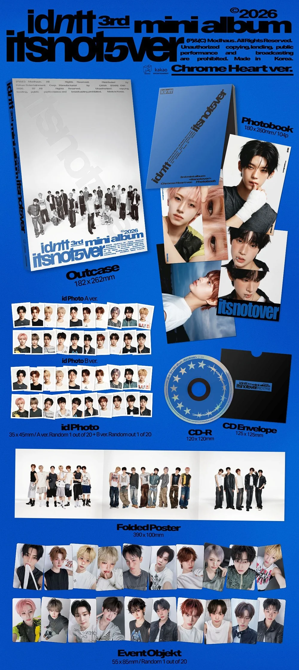 IDNTT - [ITSNOTOVER] 3rd Mini Album RANDOM Version - Image 2