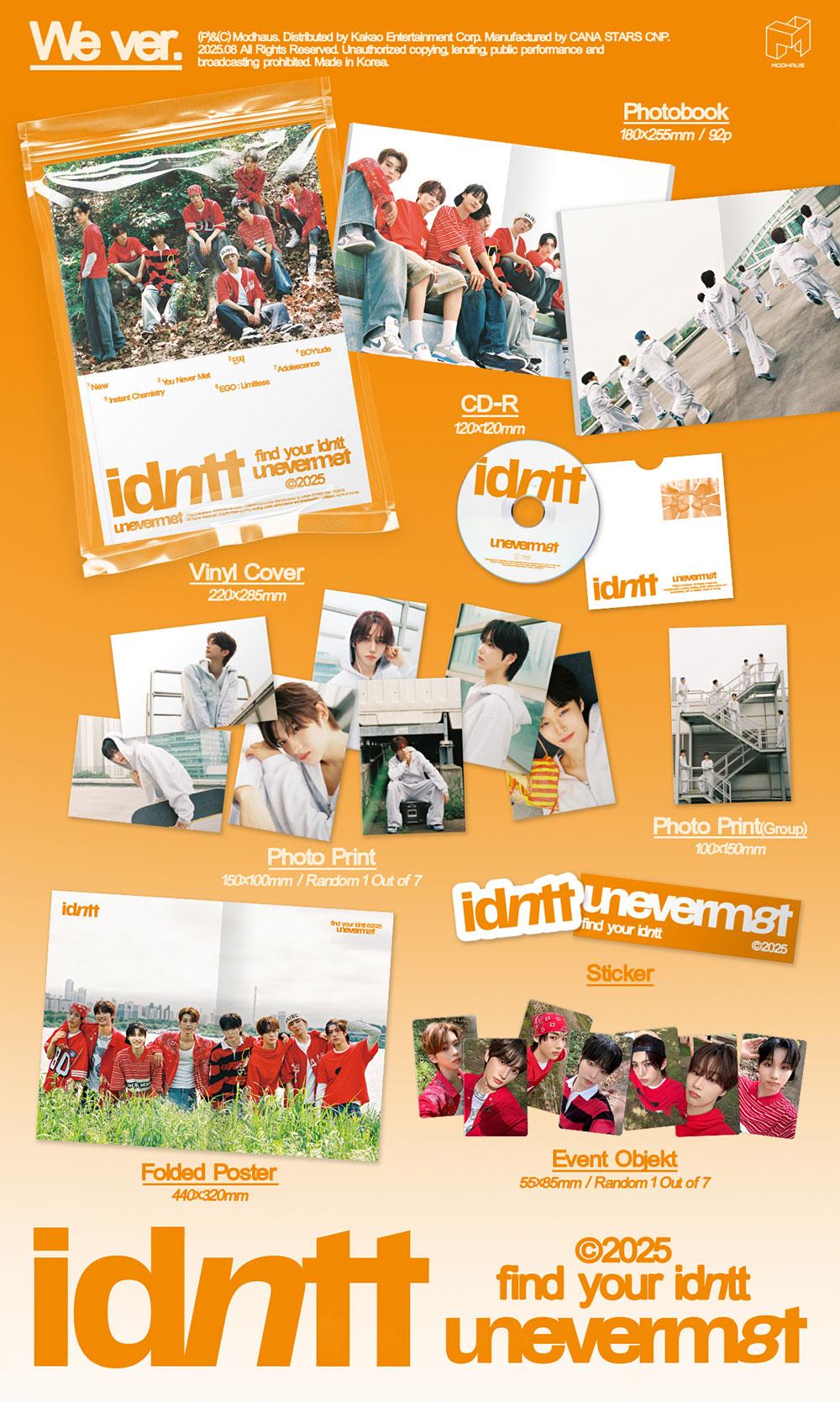 IDNTT - [UNEVERMET] Mini Album WE Version - Image 2