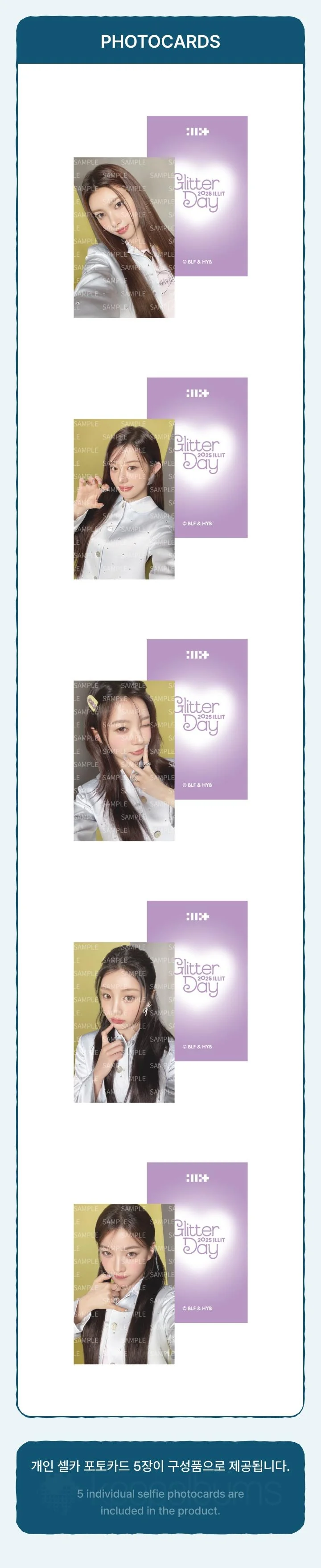 ILLIT - [2025 GLITTER DAY IN SEOUL] OFFICIAL MD S/S T-shirt - Image 4