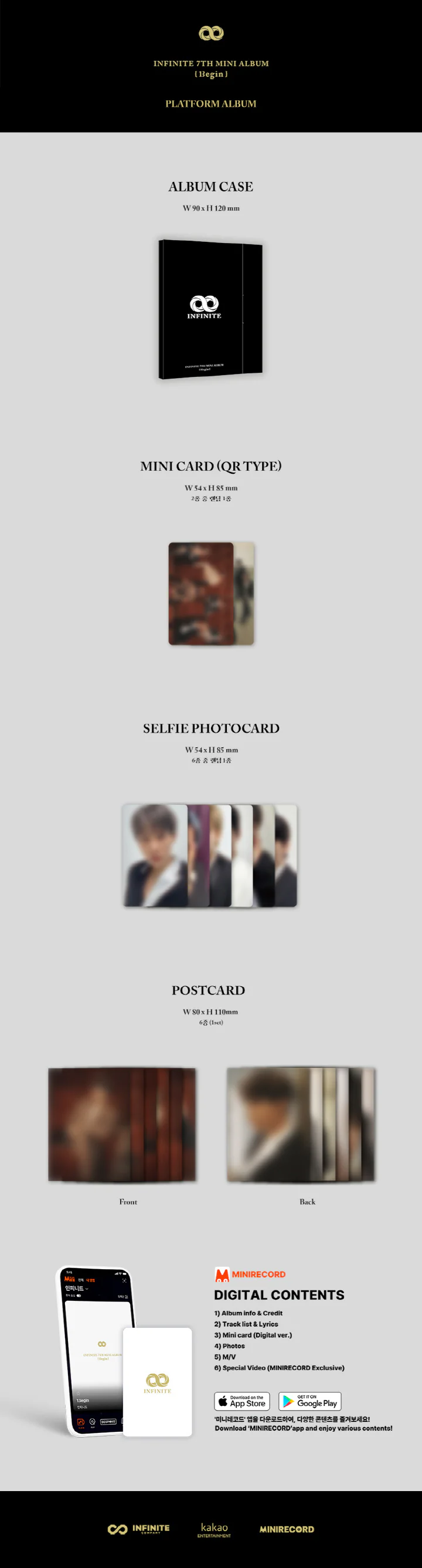 INFINITE - [13egin] 7th Mini Album PLATFORM Version - Image 2