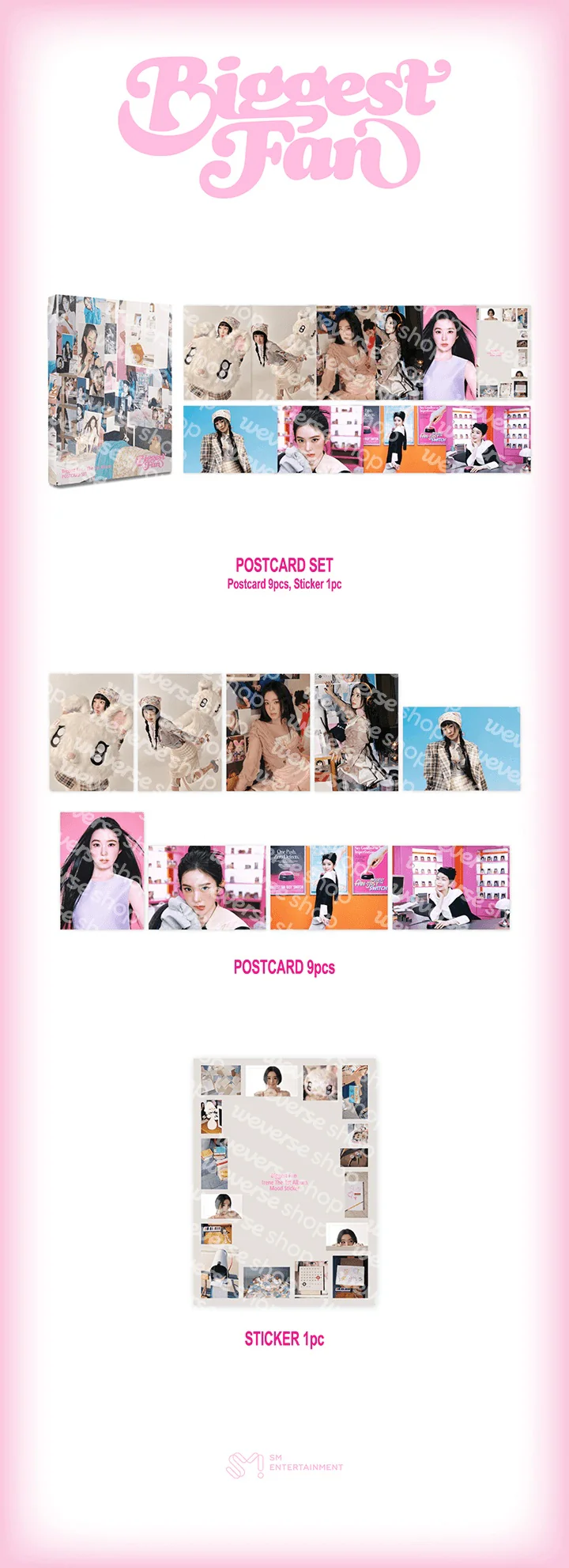 IRENE - [Biggest Fan] OFFICIAL MD POSTCARD SET - Image 2