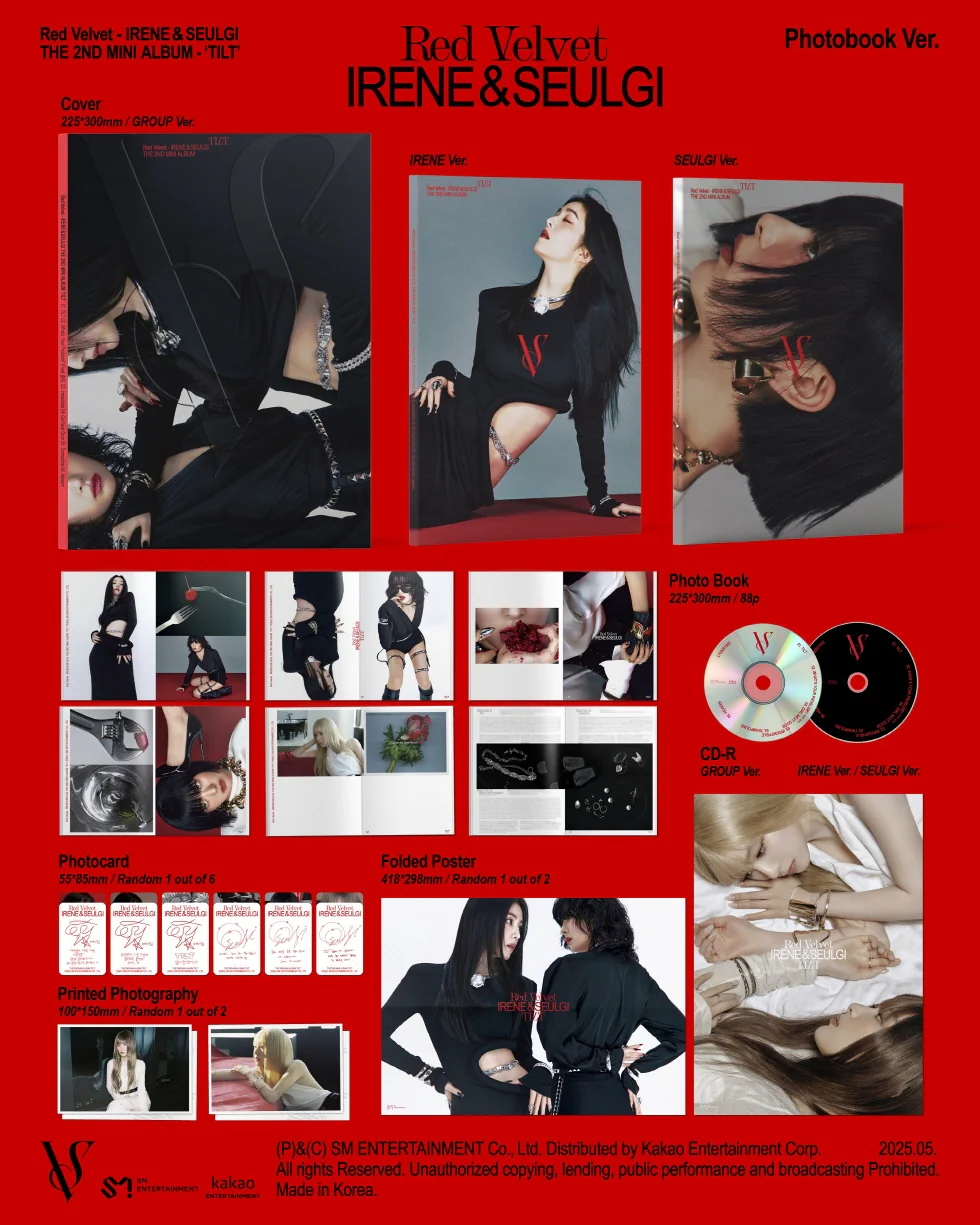 IRENE & SEULGI (Red Velvet) - [TILT] 2nd Mini Album PHOTO BOOK GROUP (A) Version - Image 2