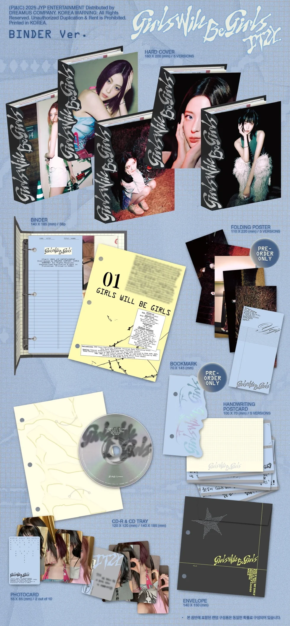 ITZY - [GIRLS WILL BE GIRLS] BINDER RANDOM Version - Image 2