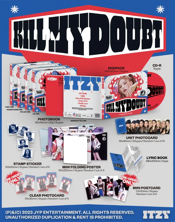 ITZY - [KILL MY DOUBT] DIGIPACK CHAERYEONG Version - Image 2