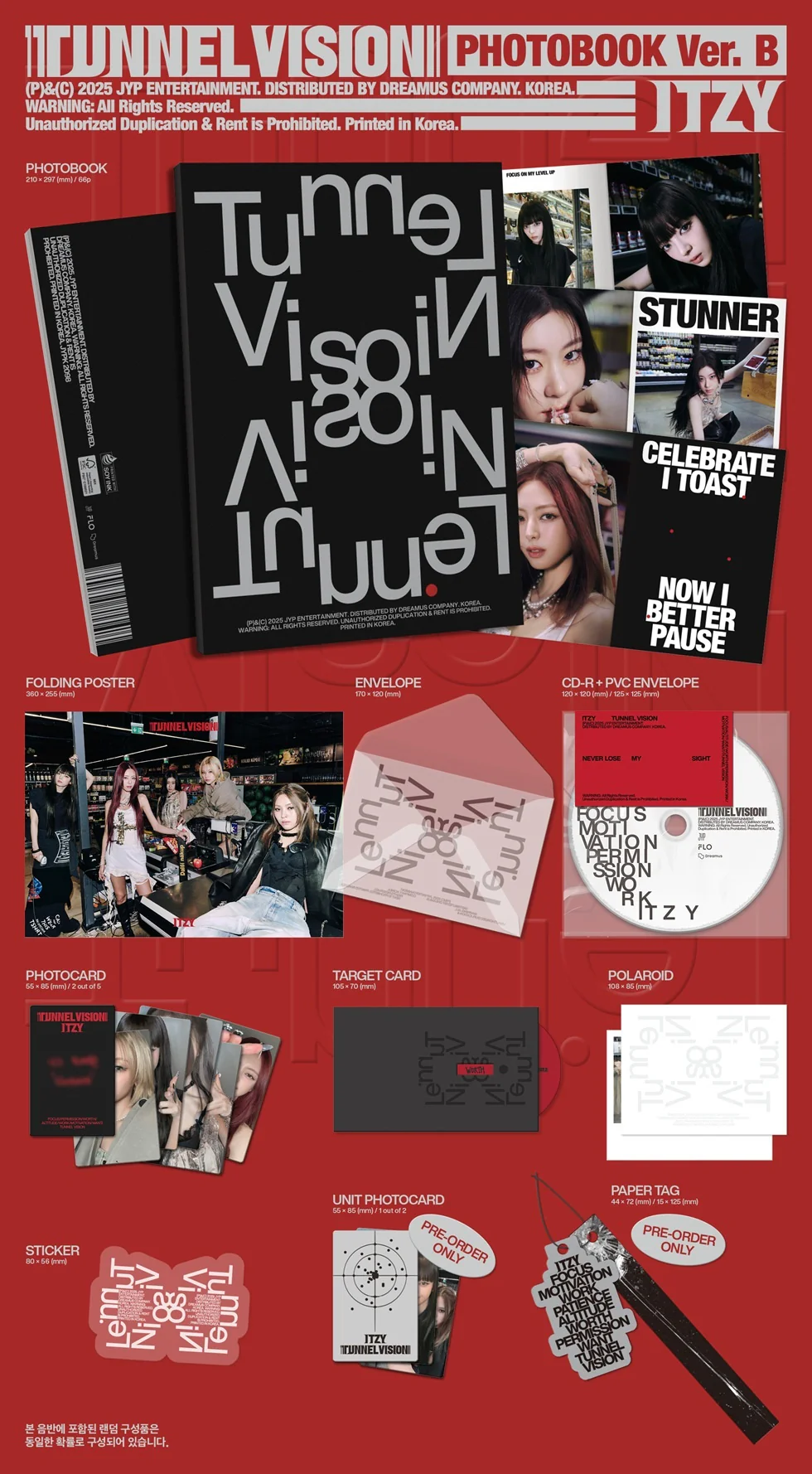 ITZY - [TUNNEL VISION] PHOTOBOOK A Version - Image 3