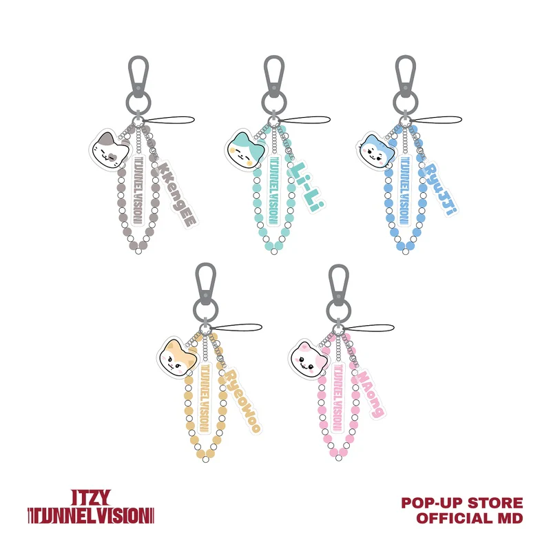 ITZY - [TUNNEL VISION] POP UP STORE MD TWINZY x TNVS BEADS STRAP KEYRING