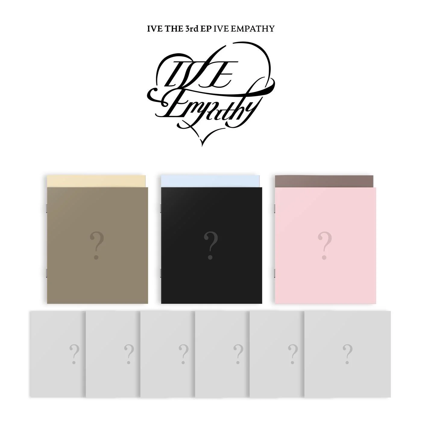 IVE - [IVE EMPATHY] 3rd EP Album 9 Version SET (3 Version SET + DIGIPACK 6 Version SET)