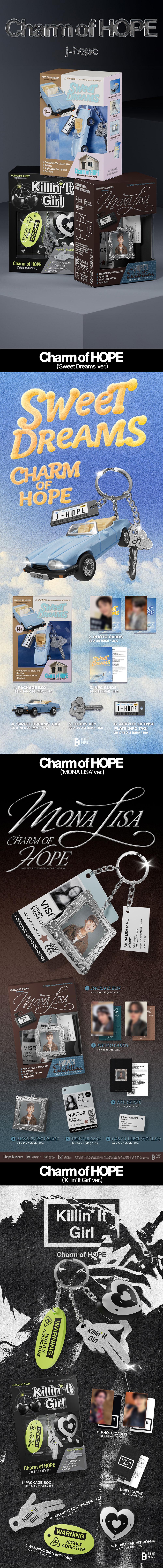 J-HOPE - [CHARM OF HOPE] 3 Version SET - Image 2