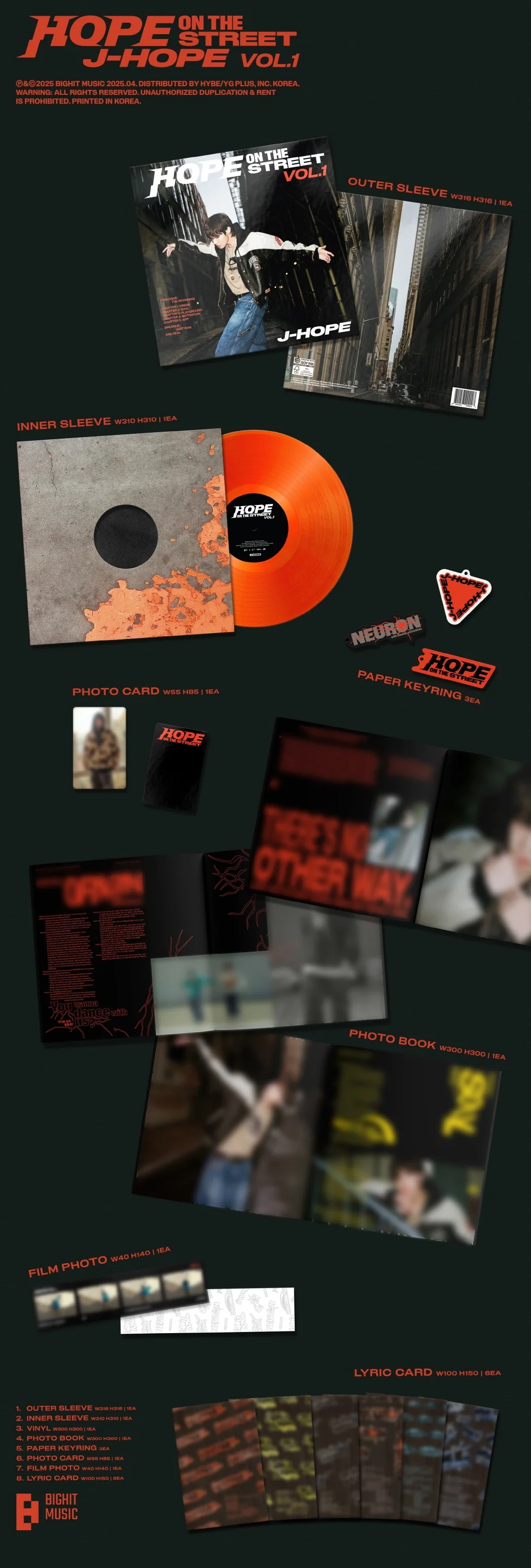 J-HOPE - [HOPE ON THE STREET VOL.1] LP - Image 2