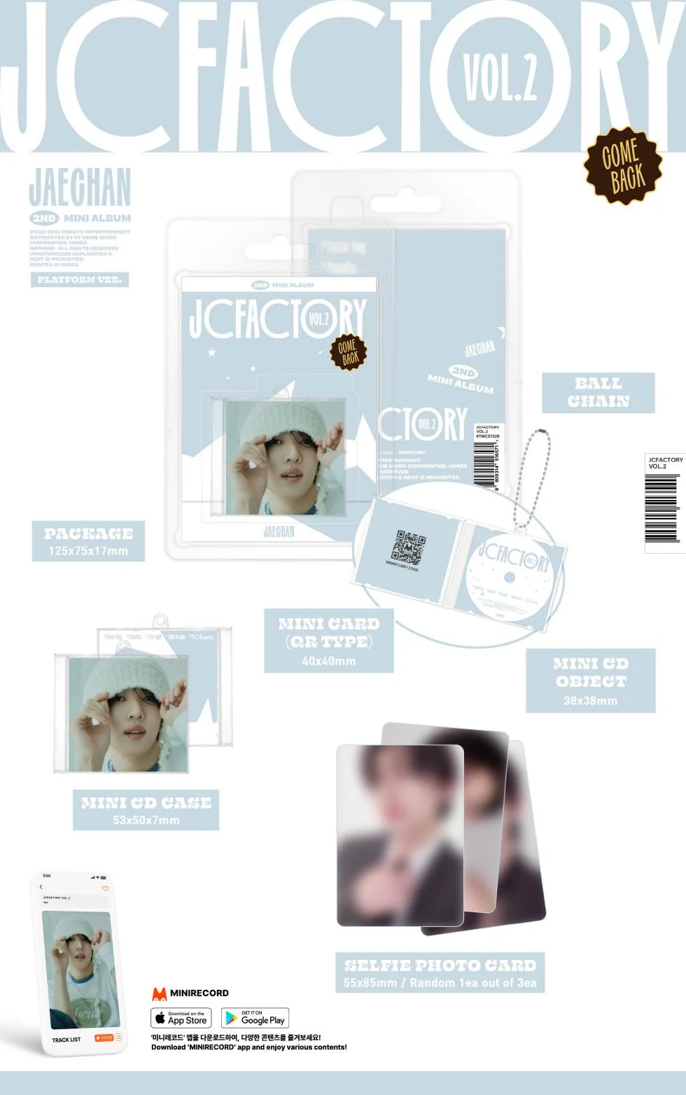 JAECHAN - [JCFACTORY VOL.2] 2nd Mini Album PLATFORM Version - Image 2
