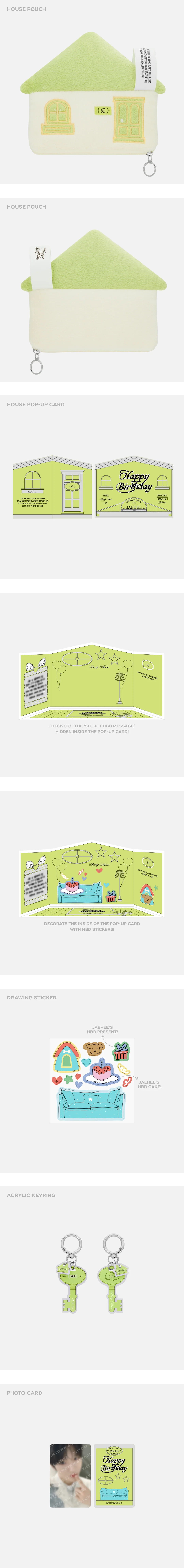 JAEHEE - [ARTIST BIRTHDAY] OFFICIAL MD POUCH PACK - Image 2