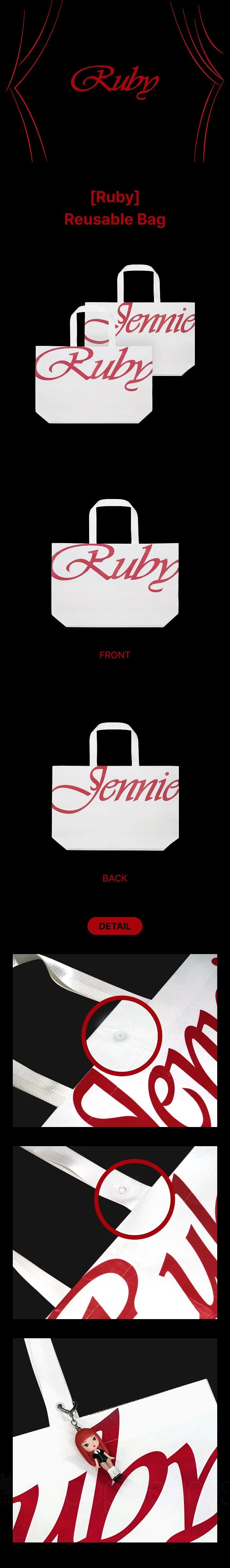 JENNIE - [RUBY] OFFICIAL MD Reusable Bag - Image 2