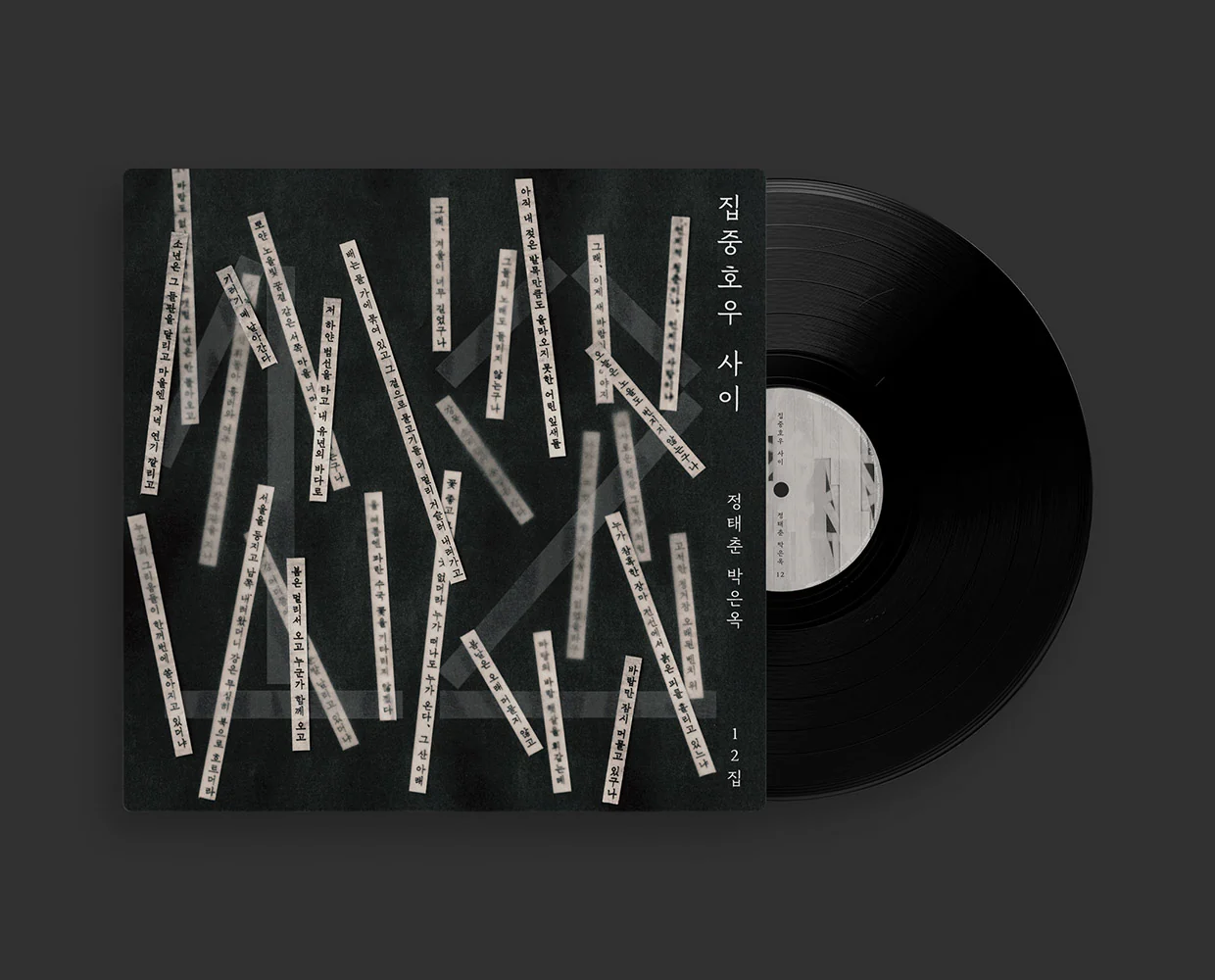 JEONG TAE CHUN, BAK EUN OK - [IN BETWEEN TORRENTIAL RAIN] 12th Album LP - Image 2