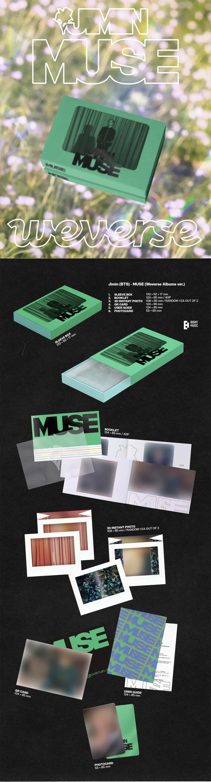 JIMIN (BTS) - [MUSE] WEVERSE ALBUMS Version - Image 2