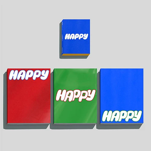 JIN (BTS) - [HAPPY] Solo Album 4 Version SET