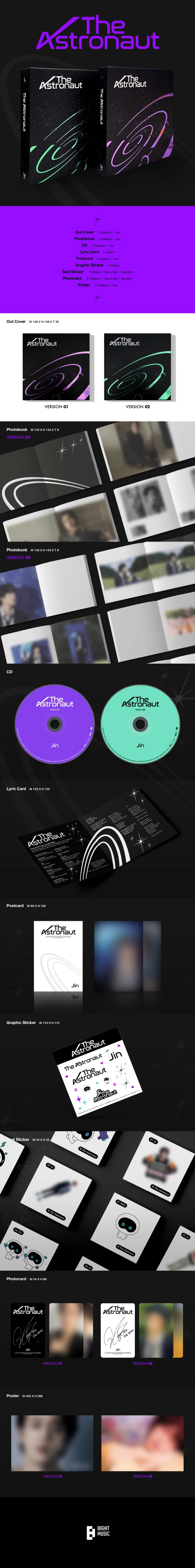 JIN (BTS) - [The Astronaut] Version 02 - Image 2