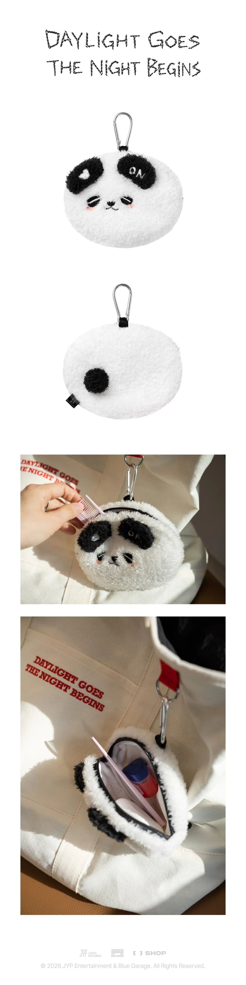 JUN. K - [DAYLIGHT GOES, THE NIGHT BEGINS] OFFICIAL MD PAN. K FACE POUCH BABY Ver. - Image 2