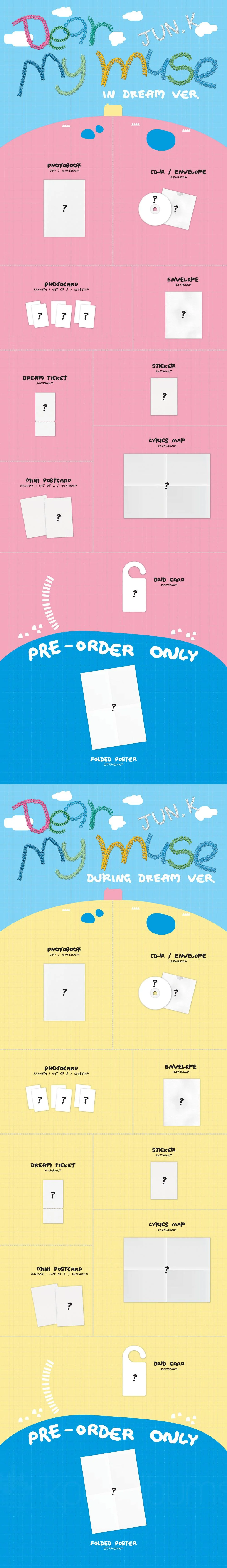JUN. K - [DEAR MY MUSE] 4th Mini Album DURING DREAM Version - Image 2