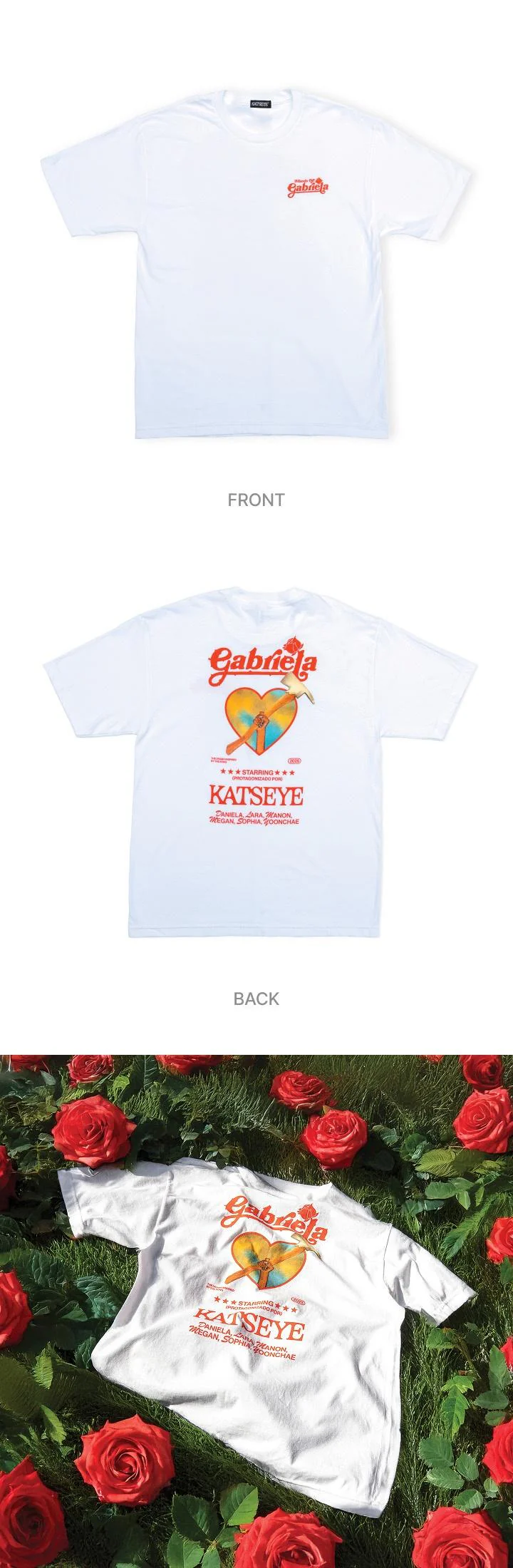 KATSEYE - [Gabriela] OFFICIAL MD T-SHIRT - Image 3