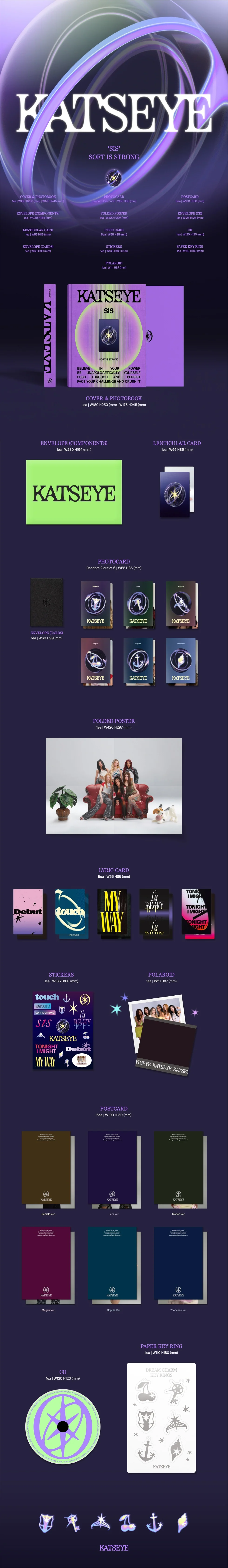 KATSEYE - [SIS (Soft Is Strong)] 2 Version SET - Image 2