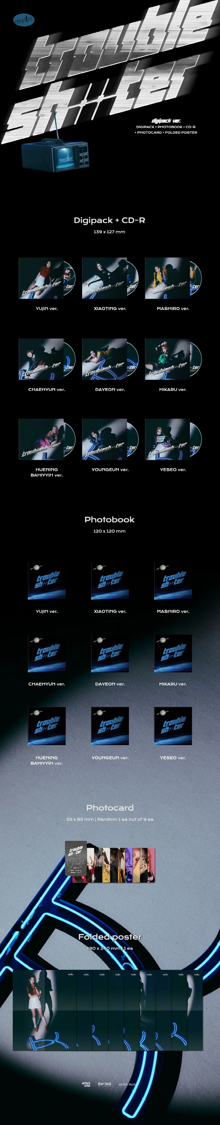 Kep1er - [TROUBLESHOOTER] 3rd Mini Album DIGIPACK CHAEHYUN Version - Image 2