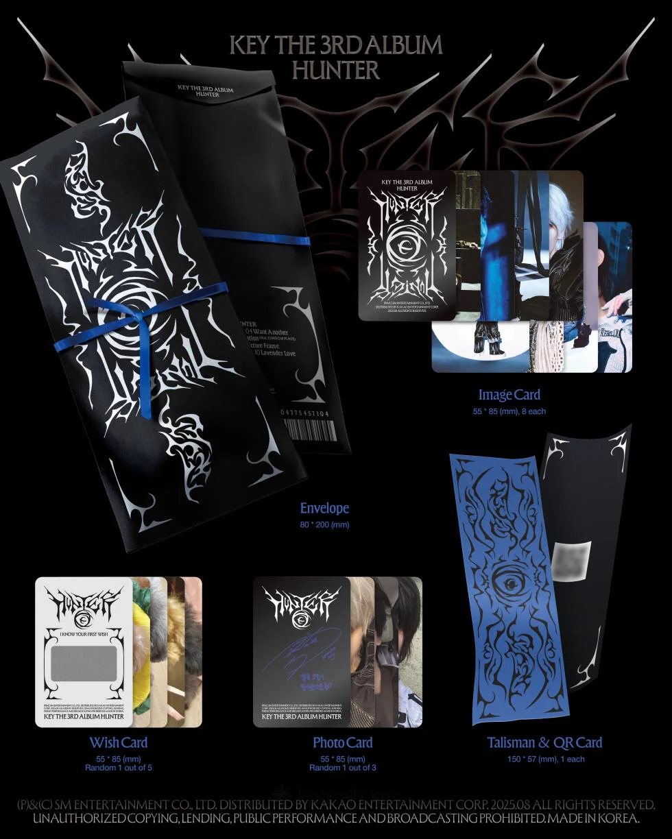 KEY - [HUNTER] 3rd Album QR TALISMAN Version - Image 2
