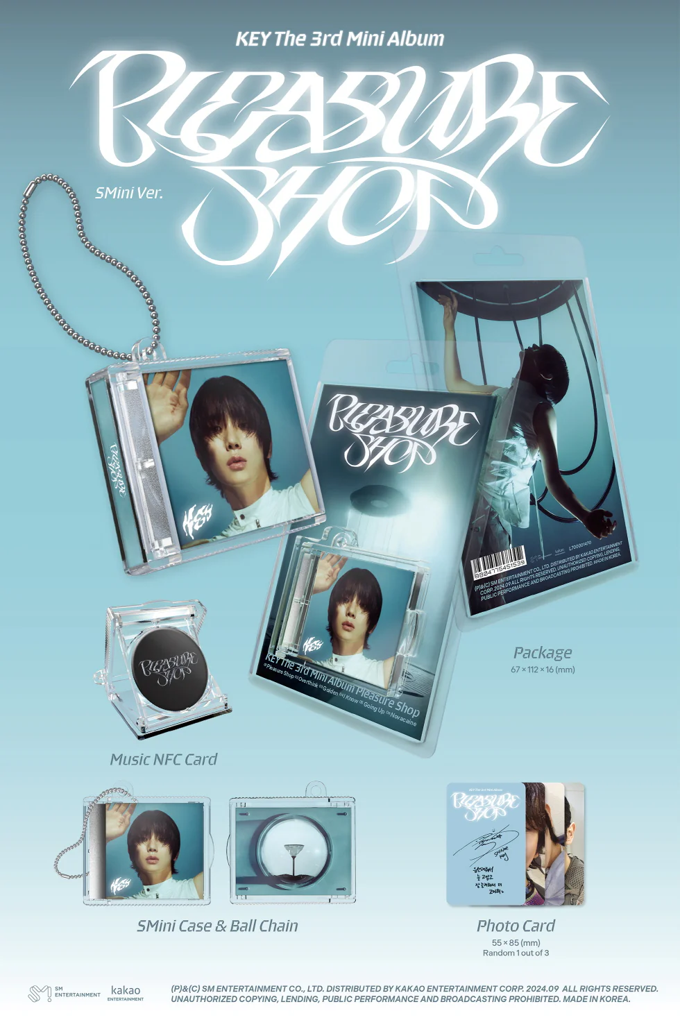 KEY - [PLEASURE SHOP] 3rd Mini Album SMINI Version - Image 2