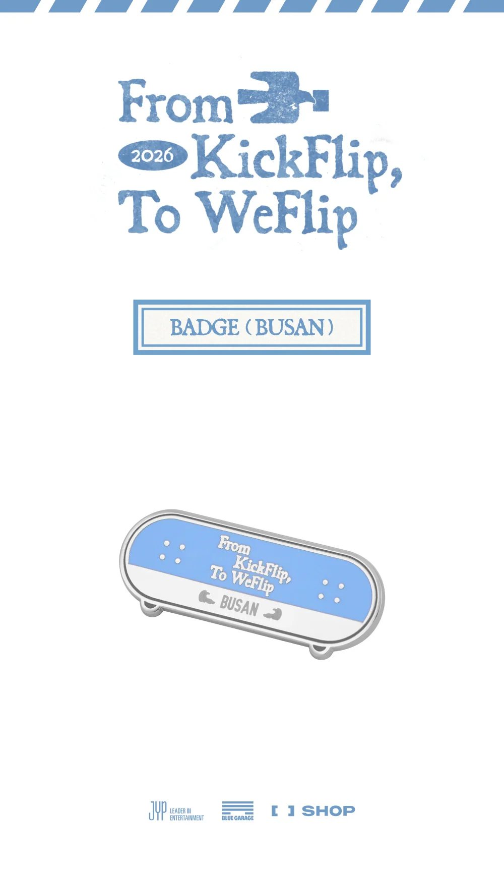 KickFlip - [From KickFlip, To WeFlip] 2026 FAC-CON MD BADGE (BUSAN) - Image 2