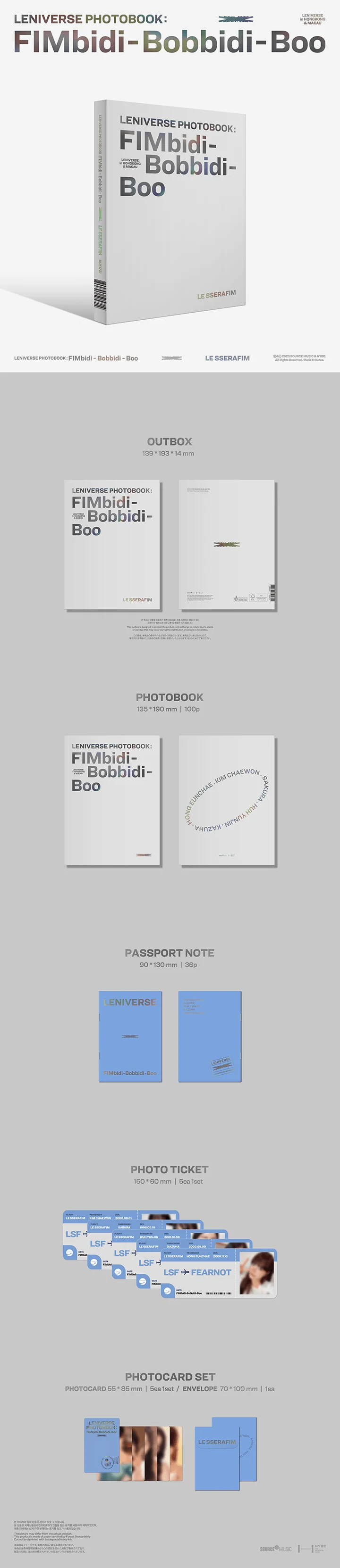 LE SSERAFIM - [LENIVERSE PHOTOBOOK : FIMbidi-Bobbidi-Boo] - Image 2