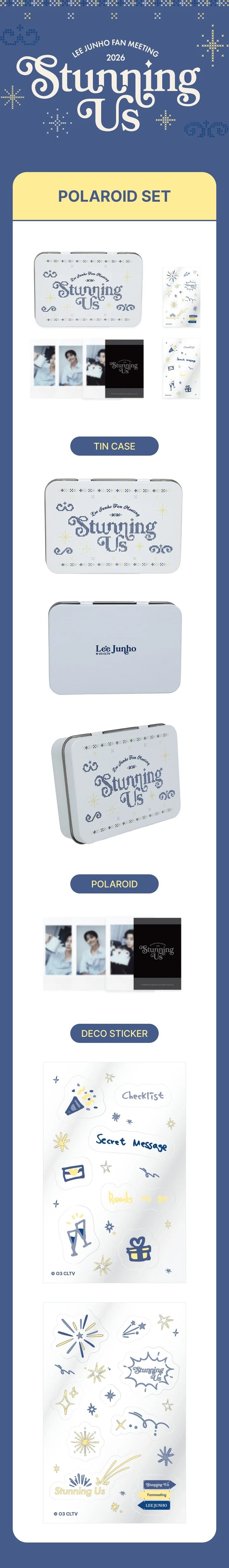 LEE JUNHO - [STUNNING US] 2026 FAN MEETING MD POLAROID SET - Image 2