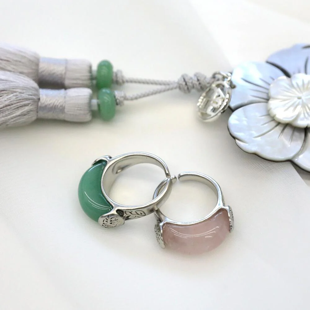 LEESLE SELECTED - Gemstone Hanbok Ring - Image 4