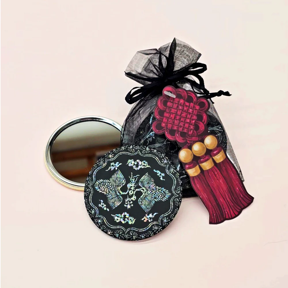 LEESLE - Traditional Pattern Hand Mirror - Image 5