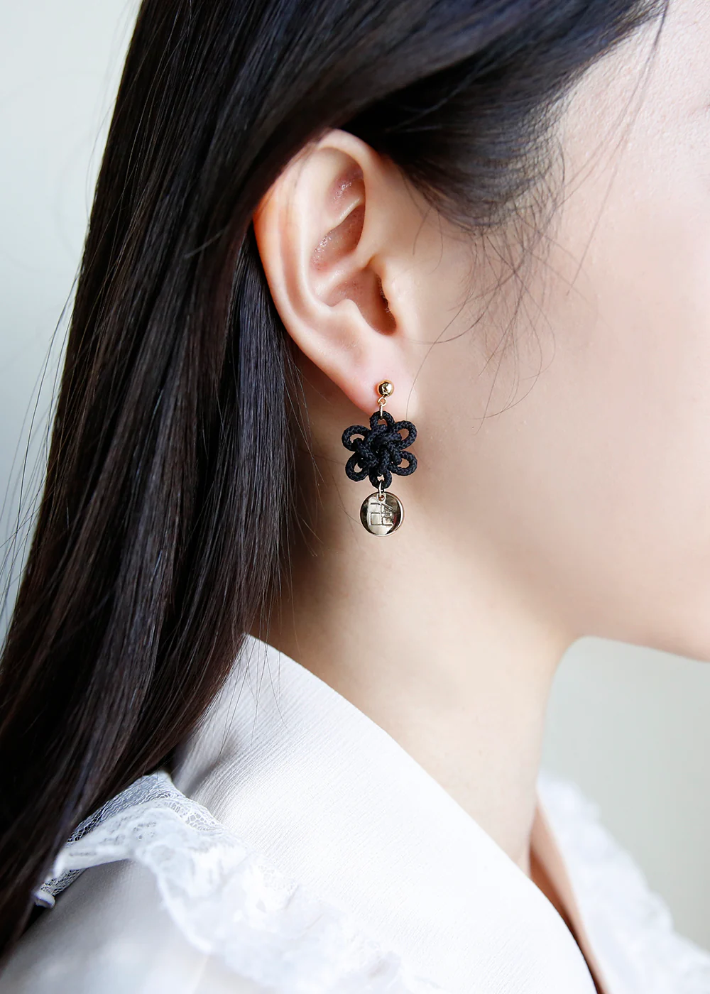 LEESLExOHLINDA - Plum Blossom Knot Earrings - Image 7