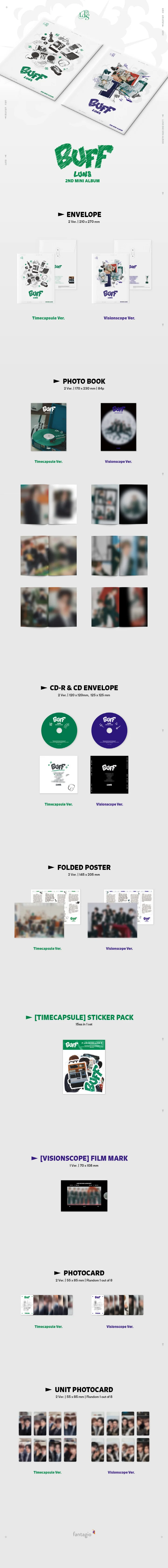 LUN8 - [BUFF] 2nd Mini Album RANDOM Version - Image 2