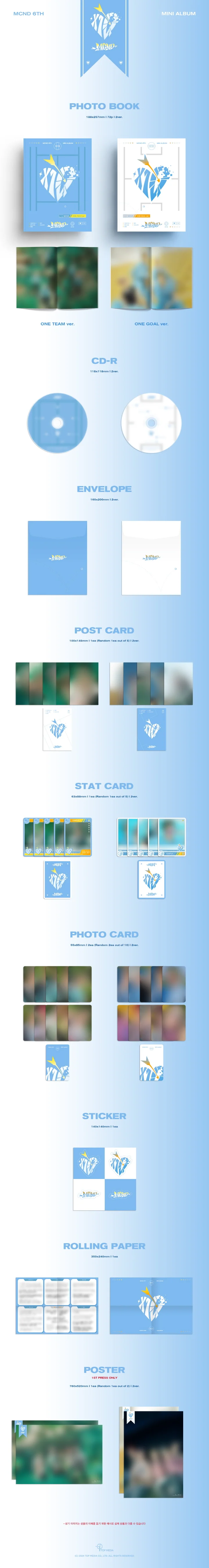 MCND - [X10] 6th Mini Album ONE TEAM Version - Image 2