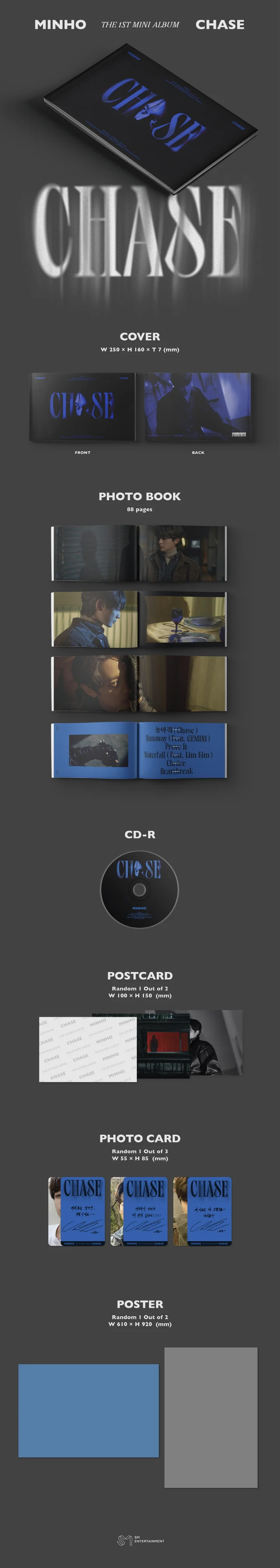 MINHO - [CHASE] 1st Mini Album BEGINNING Version - Image 2