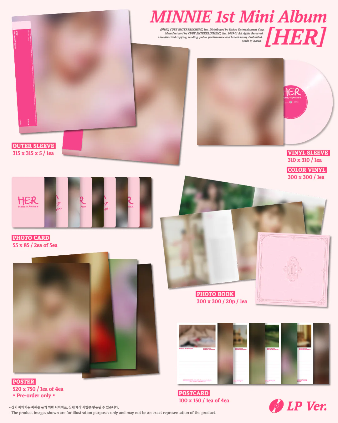 MINNIE - [HER] 1st Mini Album LP - Image 2