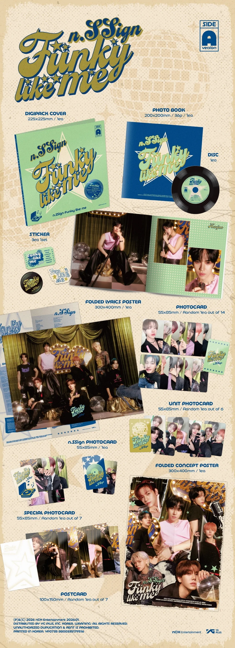 n.SSign - [Funky Like Me] Album 2 Version SET - Image 2