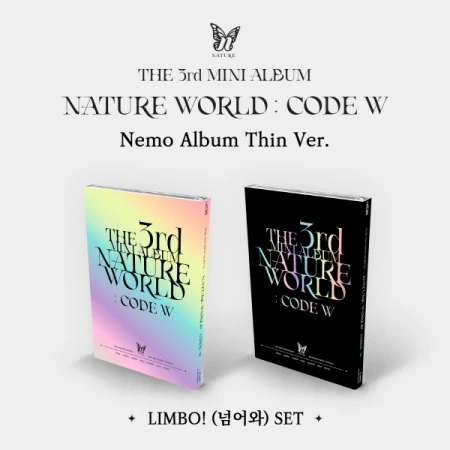 NATURE - [NATURE WORLD : CODE W] 3rd Mini NEMO (THIN) Album 2 Version SET