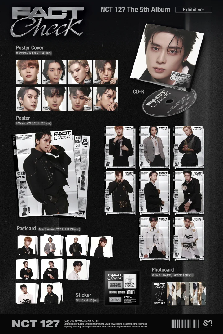 NCT 127 - [Fact Check] 5th Album EXHIBIT JUNGWOO Version - Image 2