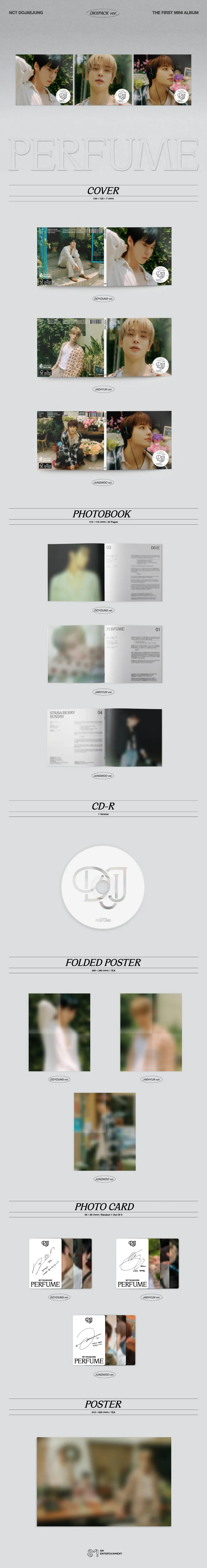 NCT DOJAEJUNG - [Perfume] 1st Mini Album DIGIPACK DOYOUNG Version - Image 2