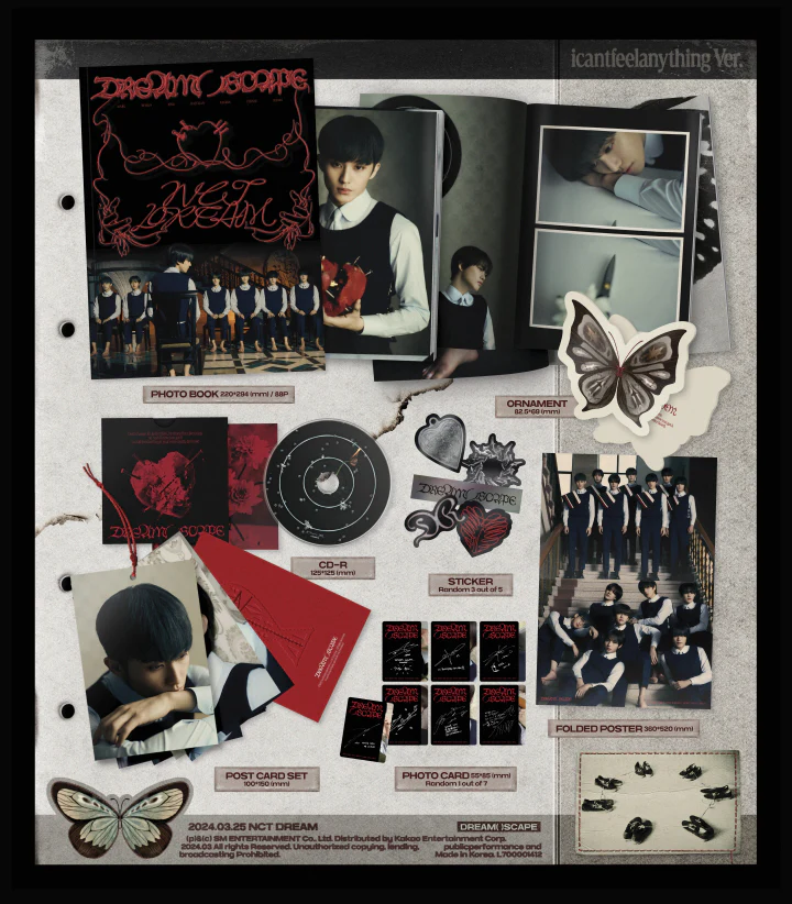NCT DREAM - [DREAM( )SCAPE] PHOTOBOOK ICANTFEELANYTHING (A) Version - Image 2