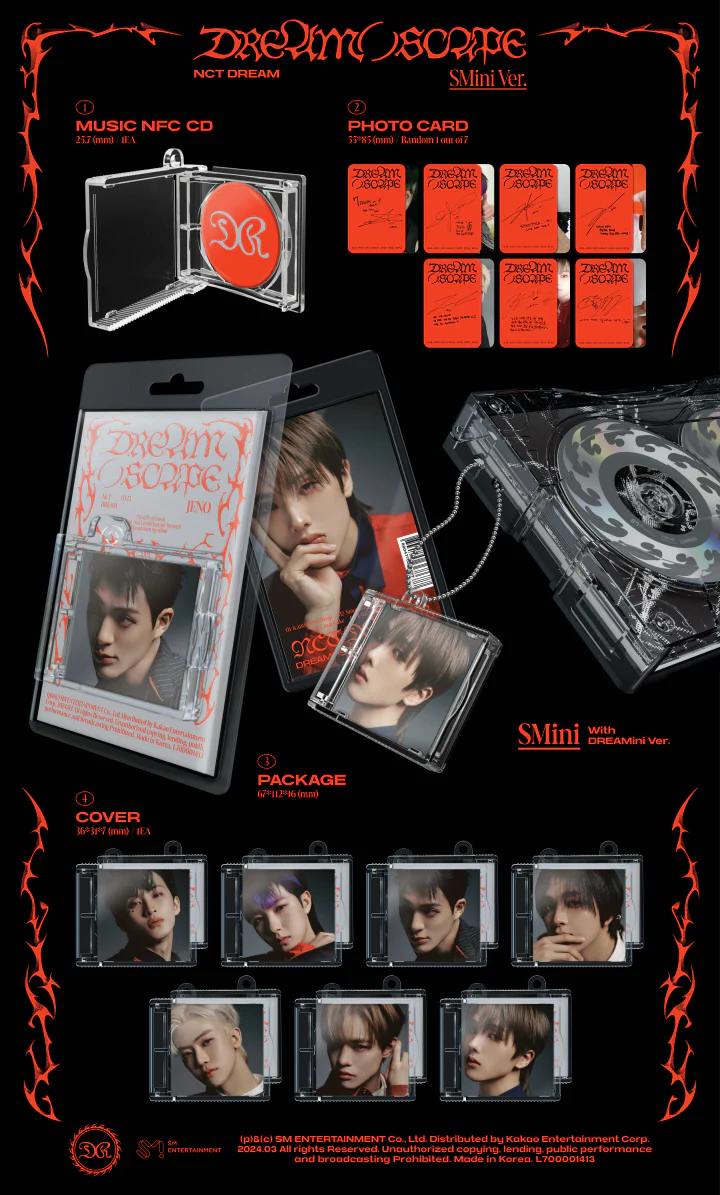 NCT DREAM - [DREAM( )SCAPE] SMini 7 Version SET - Image 2
