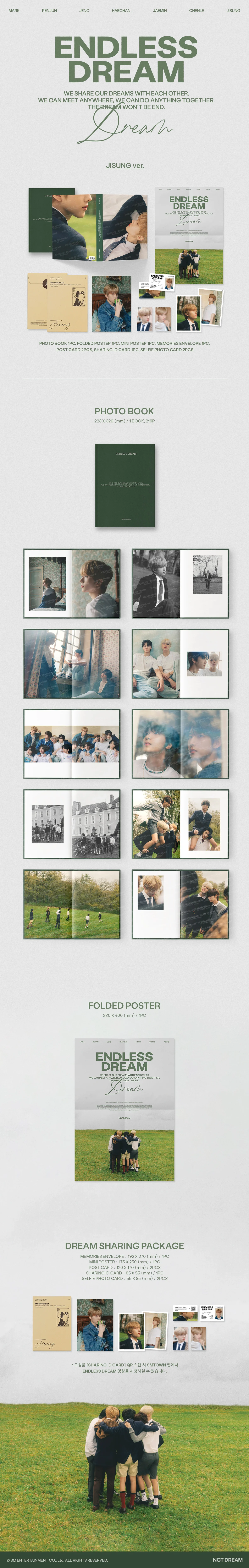 NCT DREAM - [ENDLESS DREAM] PHOTO BOOK JISUNG Version - Image 2