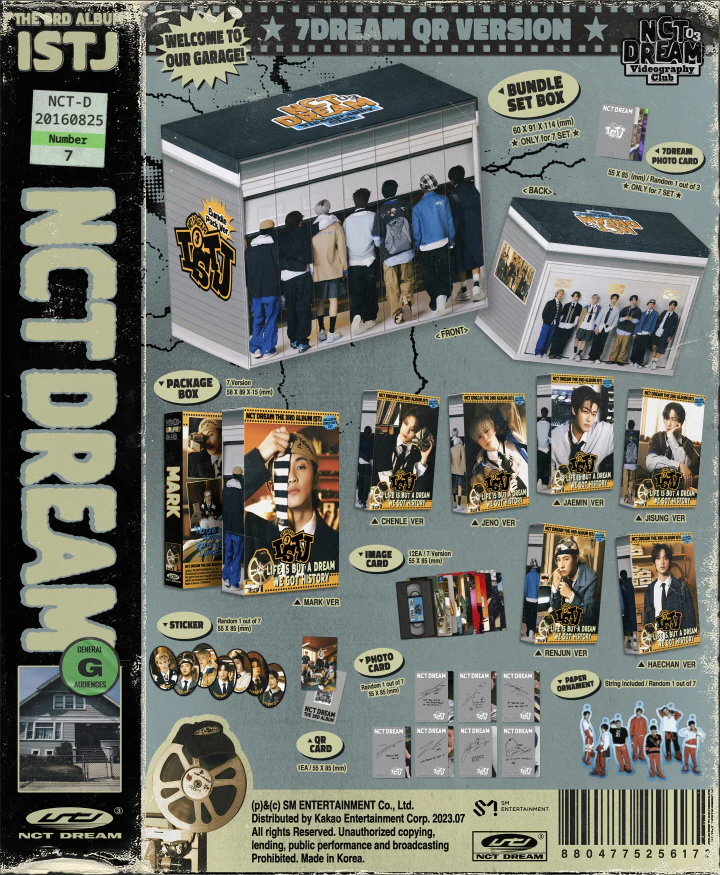 NCT DREAM - [ISTJ] 3rd Album 7DREAM QR JAEMIN Version - Image 2